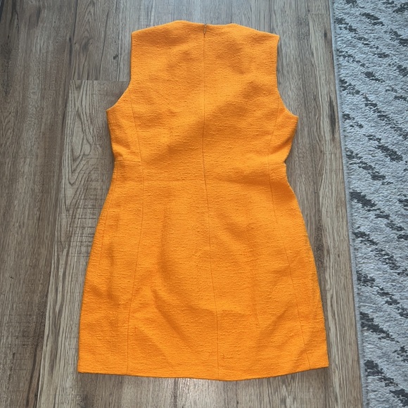 NEW! HP 🥳🥳🥳Zara Orange Textured Mini Dress - Picture 13 of 13